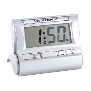 Mini LCD Travel Alarm Clock