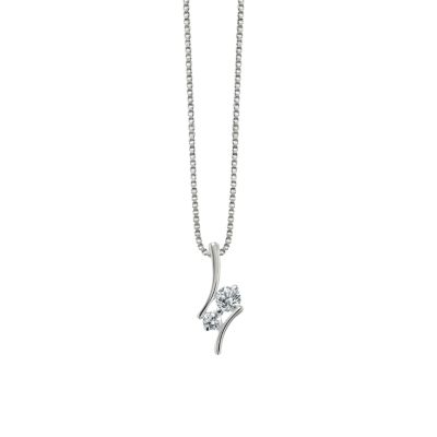 Sterling silver cubic zirconia pendant - Product number 5202981