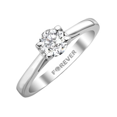 The Forever Diamond - 18ct White Gold Diamond Ring