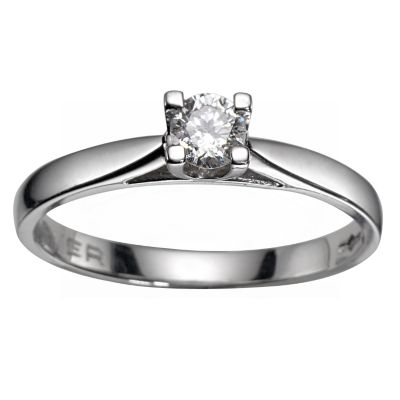 Platinum 1/5 Carat Forever Diamond Ring - Product number 5204054