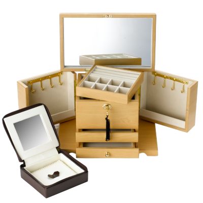 Light Pine effect Jewellery Box - Product number 5256186