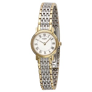 Rotary Ladiesand#39; Two-colour Bracelet Watch