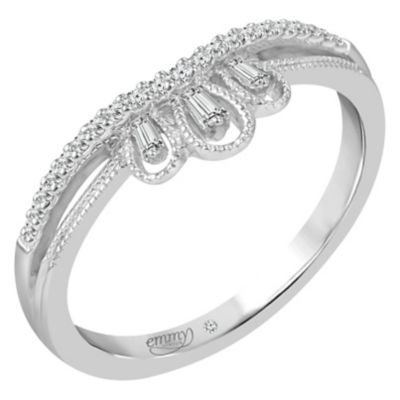 Emmy London Palladium 0.12 Carat Diamond Ring H.Samuel