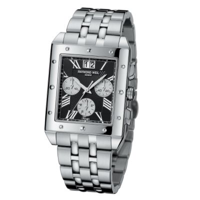 Raymond Weil men's chrome bracelet watch - Product number 5301513