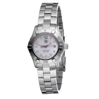 TAG Heuer Aquaracer ladies' stainless steel diamond-set watch - Product number 5307228