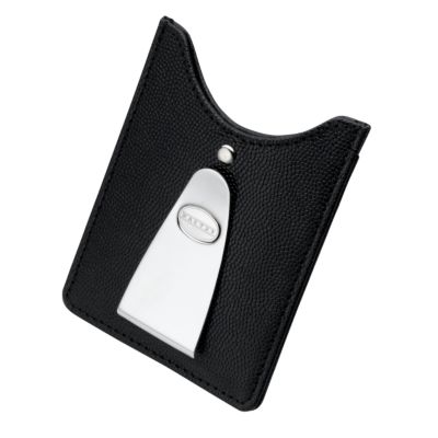 Dalvey black leather money clip and card case - Product number 5313309