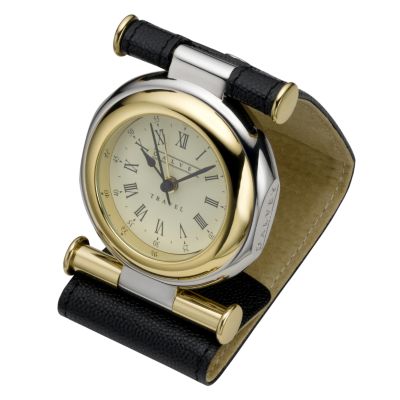 Dalvey black leather travel clock - Product number 5313384