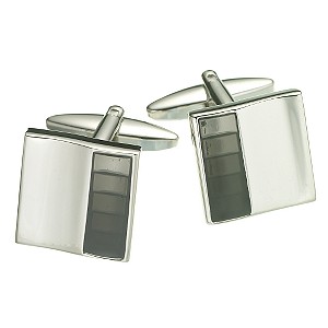 Classic Collection Square Grey Scale Cufflinks