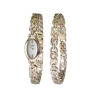 Rotary Ladies' gold-plated bracelet watch - Product number 5327903