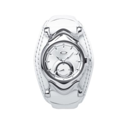 Oakley Jury ladies' white leather strap watch - Product number 5348587