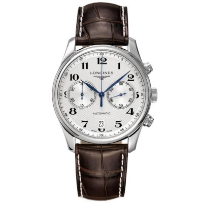 Longines Master Collection mens leather strap automatic watch