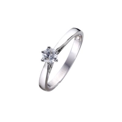 Platinum Diamond Solitaire Ring - Product number 5361982