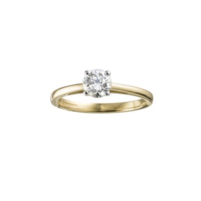 18ct Gold 1/2 Carat Certificated Diamond Ring - Product number 5362504