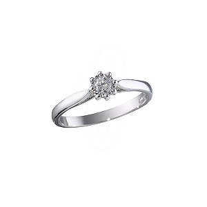Unbranded Platinum Diamond Solitaire Ring
