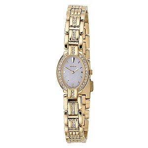 Ladiesand#39; Eco-Drive Gold-Plated Bracelet Watch