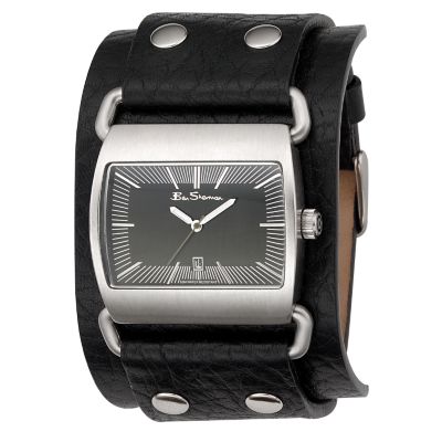 Ben Sherman Green Dial Watch with Detachable Leather Cuff Watch