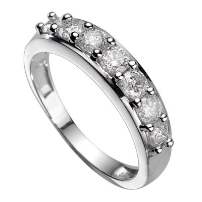 18ct White Gold 3/4 Carat Diamond Eternity Ring - Product number 5372402