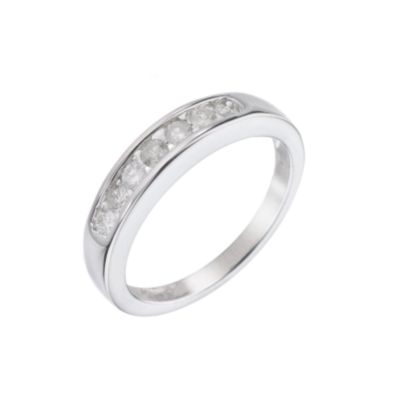 9ct White Gold 1/3 Carat Diamond Ring - Product number 5372682