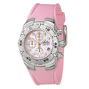 Ellesse Ladiesand#39; Pink Professional Diver Chronograph Watch