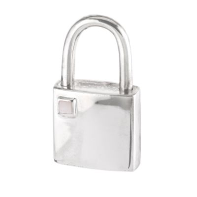 Sterling silver and mother of pearl padlock keyring - Product number 5376777