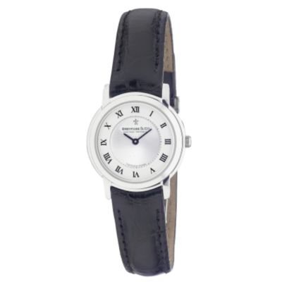 Dreyfuss & Co ladies' black leather strap watch - Product number 5377226