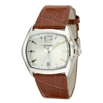 Sekonda Men's Leather Strap Watch