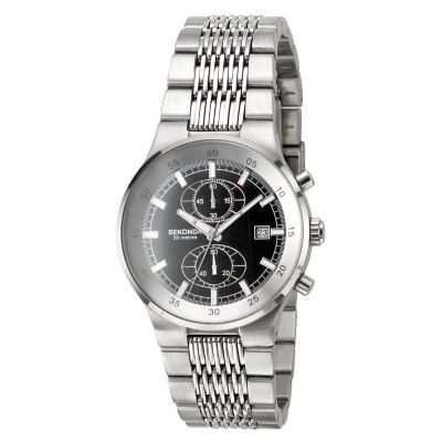 Men` Chronograph Bracelet Watch