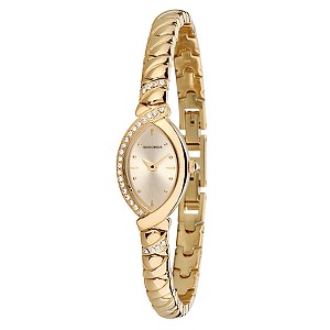 Sekonda Ladiesand#39; Stone-set Bracelet Watch