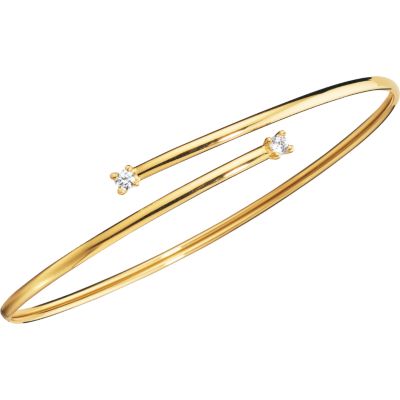 9ct Gold Cubic Zirconia Bangle - Product number 5387701