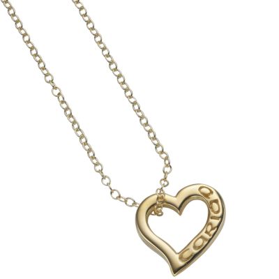 Clogau Gold 9ct Gold Calon Cariad Heart Pendant