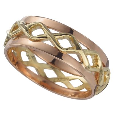 Clogau Gold 9ct Two-colour Gold Eternal Love Ring - Product number 5389135