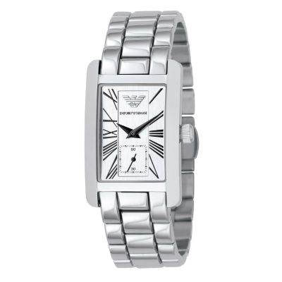 Emporio Armani Classic ladies stainless steel bracelet watch