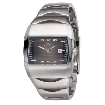 Sekonda One Menand#39;s Grey Dial Bracelet Watch