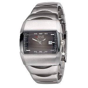 One Menand#39;s Grey Dial Bracelet Watch