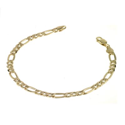 Unbranded 9ct Yellow Gold Figaro Bracelet