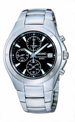Seiko men's stainless steel chronograph watch - Product number 5413710