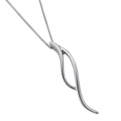 9ct white gold pendant