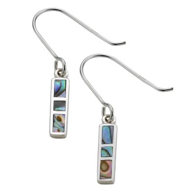 Silver Abalone Drop Earrings - Product number 5421519