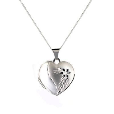 Sterling Silver Heart Shaped Locket