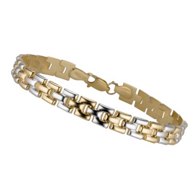 18ct two-colour gold bracelet - Product number 5421829