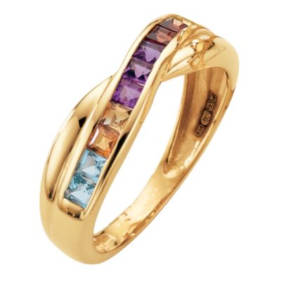 9ct Gold Colours of Life Semi-Precious Ring