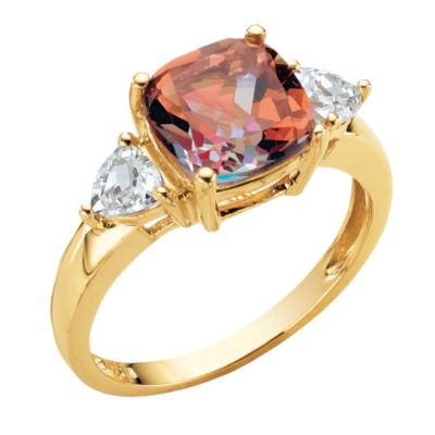 Golden Topaz Ring