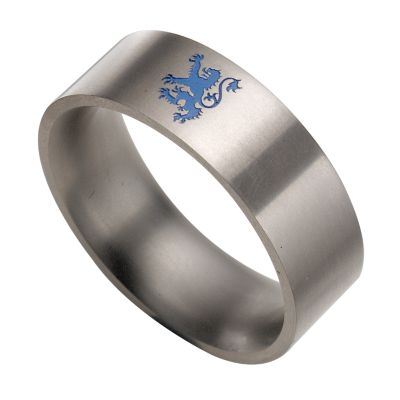 Titanium Scottish Lion Ring - Product number 5442176