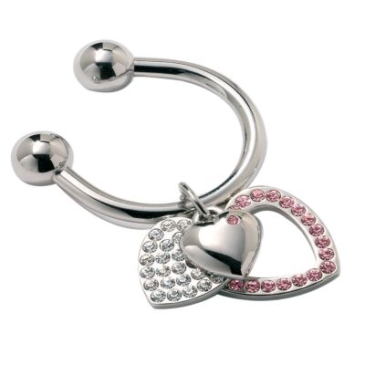 Silver-plated heart keyring - Product number 5460379