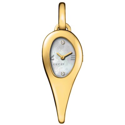 Gucci Horsebit ladies' gold-plated diamond watch - Product number 5469031