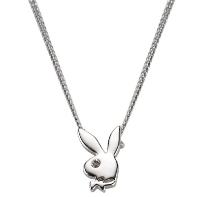 Playboy Pink Pendant and Earrings Set with Jewellery Box - Product number 5527325
