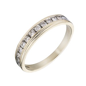 9ct Gold 1/3 Carat 11 Stone Diamond Ring