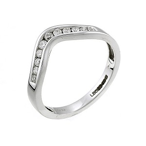 Ladies' 18ct White Gold 0.20 Carat Diamond Set Ring