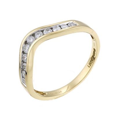 Ladies' 18ct Gold 0.33 Carat Diamond Set Ring - Product number 5544610