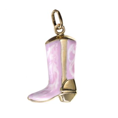 Enamel Cowboy Boot Charm